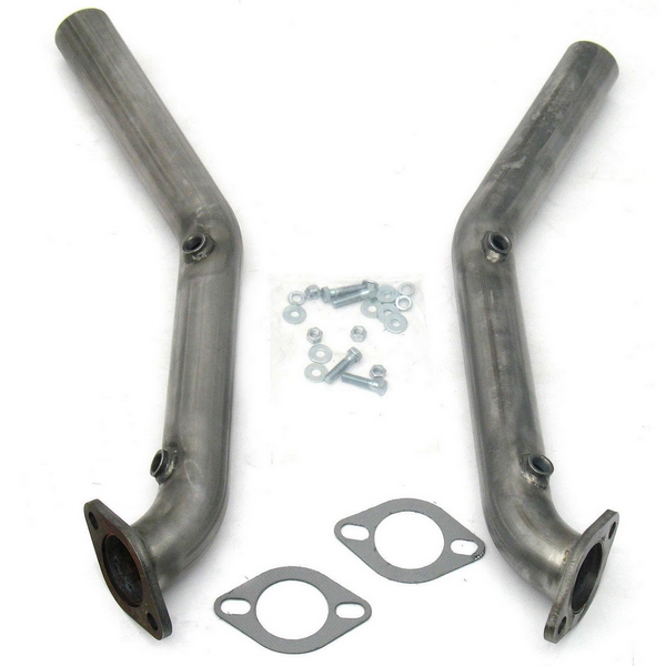 2 1/2" Mid-Pipes Stainless Steel